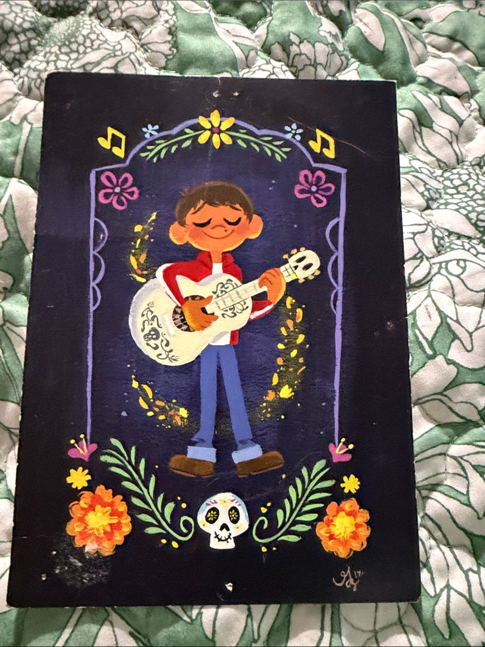 Disney Pixar WonderGround Postcard Coco Miguel Gabby Zapata